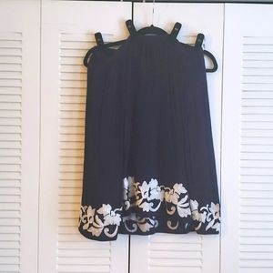 Downeast size L navy w white detail